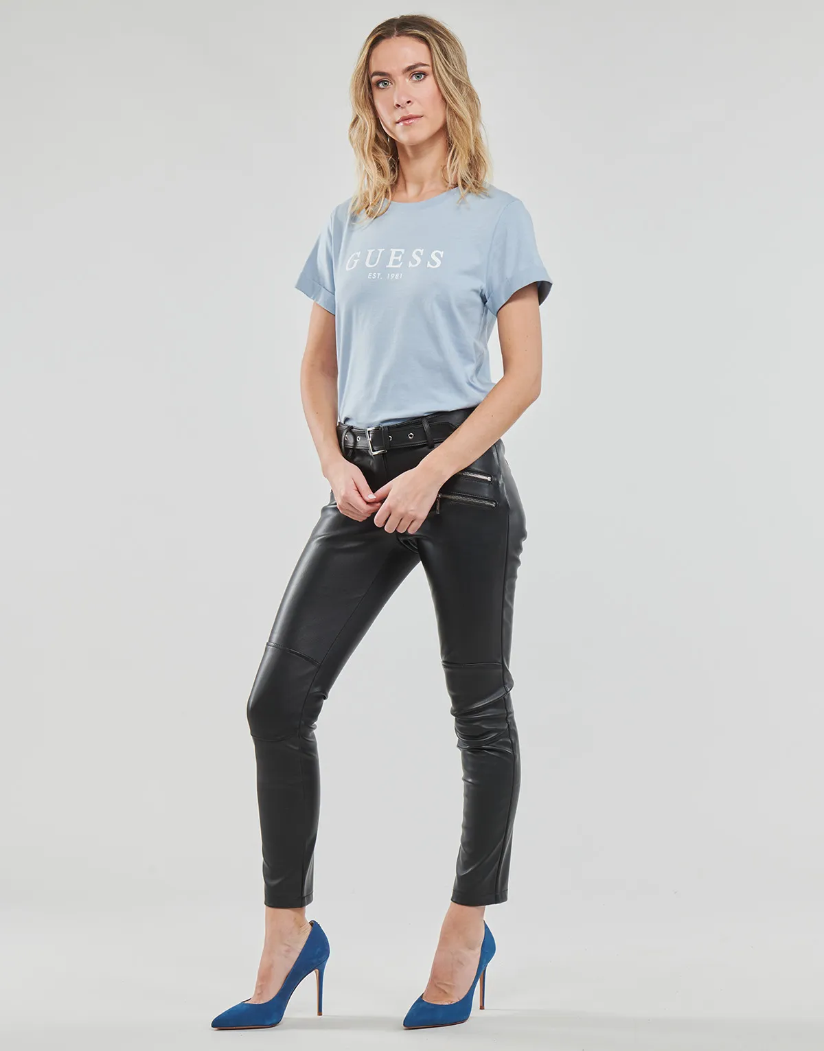 ES SS GUESS 1981 ROLL CUFF TEE