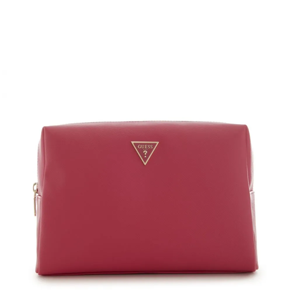 Guess Red Toiletry Bag