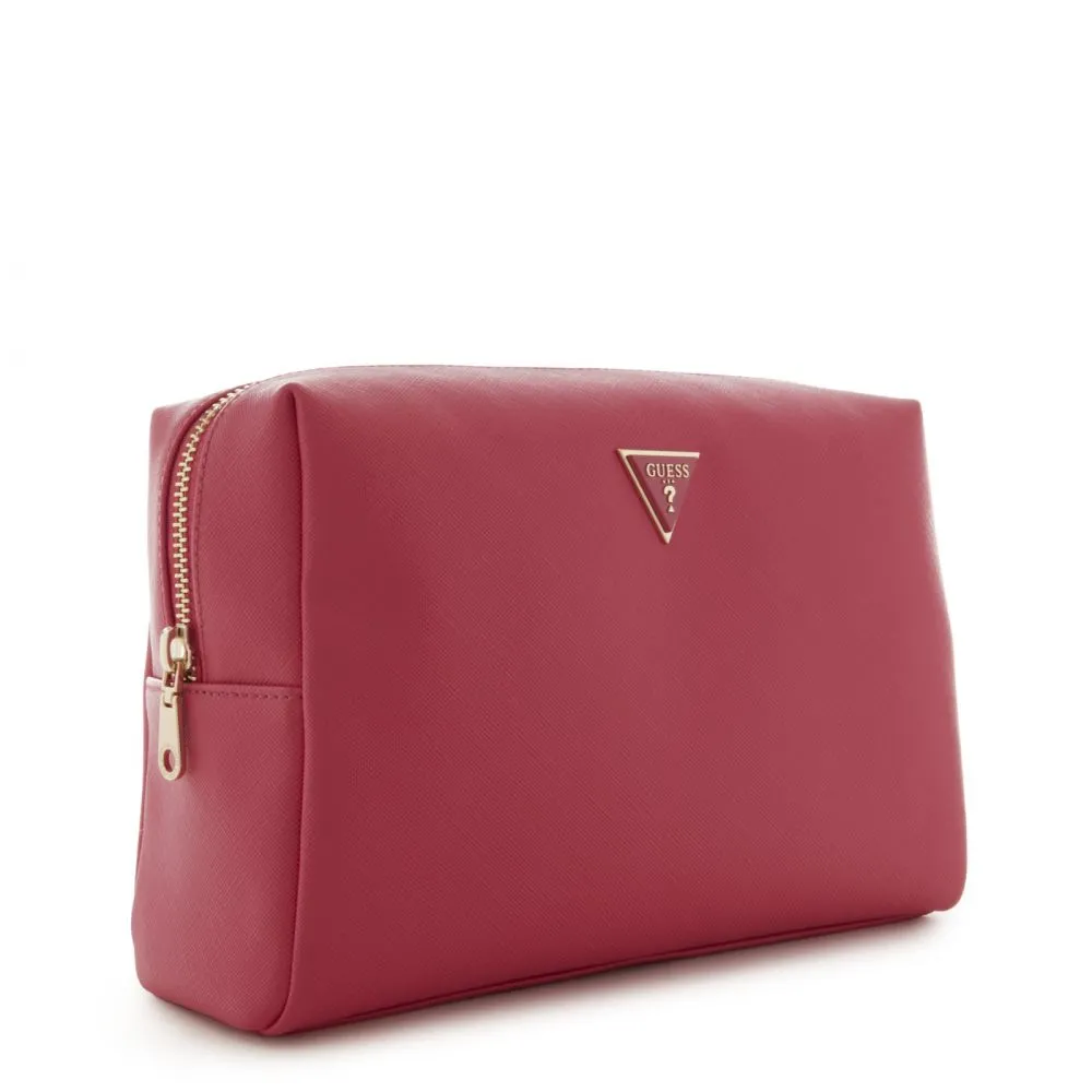 Guess Red Toiletry Bag